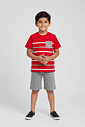 CONJ CAMISETA E BERMUDA VM MARTE/MESCLA M