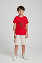 Conjunto Infantil Menino Long Board Vermelho Abrange