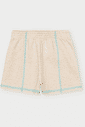 CONJ BLUSA E SHORTS VD ATOL/OFF WHITE