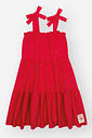 Vestido Infantil Menina com Glitter Vermelho Mundo Cinti