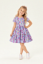 Vestido Infantil Estampado Letrinhas Roxo Vestido Infantil Estampado Letrinhas Roxo