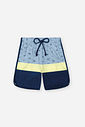 Conjunto Infantil Camiseta Space e Bermuda de Nylon Lemon