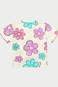 Conjunto Infantil Menina Margaridas Lilás Abrange