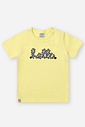 Camiseta Bebê Menino Hello Bordado Lemon