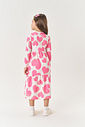 Vestido Midi Infantil Menina Corações Rosa Mundo Cinti