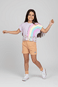 CONJ BLUSA E SHORTS LL BRUMA/BG PAMPAS