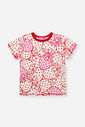Pijama Infantil com Blusa e Shorts em Cotton Linho – Pijama Menina Verão Estampa de Morangos OFF WHITE