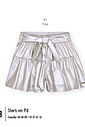 Shorts em P.U. Infantil Menina Pop Star Beli.me