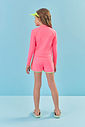 Shorts Menina com Proteção UV Laranja Neon Mundo Cinti