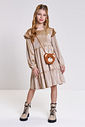 Vestido Infantil Menina em Veludo Glow Beli.me