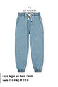 Calça Jogger em Jeans Charm Infantil Menino Kippos