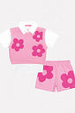 CONJ CAMISETE, SHORTS E COLETE BC/RS BARBIE/RS BARB