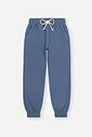 Calça Jogger Infantil Menino em Molecotton Denim Médio com Cordão