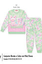 Pijama Infantil Menina Monstrinhos Mundo Cinti VERDE CIDRA