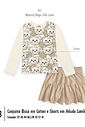 Conjunto Infanti Menina Cotelê Ursinhas Mundo Cinti