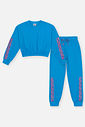 Conjunto Infantil Menina Monocromático Azul CTV