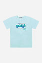 Camiseta Infantil Carro Vintage em Meia Malha Brisa