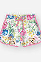 Shorts Infantil Básico em Nylon Estampado – Short Menina Verão Estampado com Elastano NATURAL