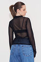 Blusa em Tule Flávia Preta