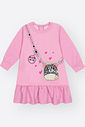 Vestido de Inverno Bebê Menina com Bolsa Wild Mundo Cinti