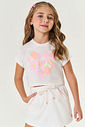 CONJ BLUSA E SHORTS/SAIA NATURAL/NATURAL