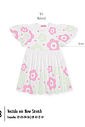 Vestido Infantil Menina com Saia Fluida e Estampa de Flores – Vestido Mundo Cinti