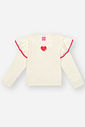 Conjunto Infantil Menina Blusa Babado E Short-Saia Vermelho Mundo Cinti