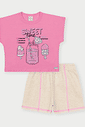 CONJ BLUSA E SHORTS RS CONFETE/OFF WHITE