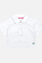 Camisa Infantil Menina Tutti-Frutti Estampa Costas Branco Mundo Cinti