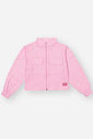 Conjunto Infantil Menina Jaqueta E Calça Glitter Rosa Mundo Cinti