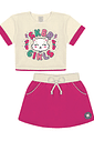 CONJ BLUSA E SHORTS/SAIA NATURAL/RS PINK