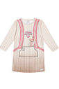 Vestido Total Print Natural Abrange