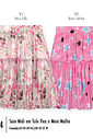Saia Midi Menina em Tule Total Print Mundo Cinti ROSA CONFETE