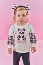 Conjunto Bebê Menina Blusão Panda E Legging Natural Mundo Cinti