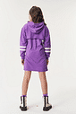 VESTIDO E SOBREPOSICAO ROXO ACAI/ROXO ACAI