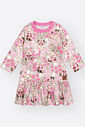 Vestido Infantil de Inverno Estampa Ursa – Vestido Bebê Menina Fofo Mundo Cinti