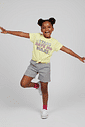 CONJ BLUSA E SHORTS AM VAGALU/MESCLA MED