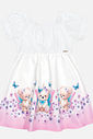 VESTIDO OFF WHITE/ROSA CINTI