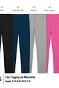 Legging em Molecotton Infantil Menina Mundo Cinti PRETO