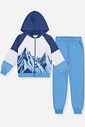 Conjunto Infantil Menino em Moletom Felpado Mountain Kippos