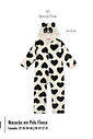 Pijama Kigurumi Infantil Menina Panda Mundo Cinti