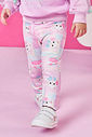 Legging Felpada Bebê Menina Mundo Cinti LILAS NUVEM