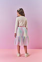 Saia Infantil Menina Tule Rosa Mundo Cinti