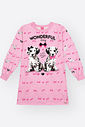 Vestido Felpado Infantil Menina Wonderful Dalmatas Beli.me