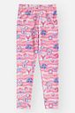 Conjunto Infantil Menina Blusa Concha e Legging Fundo do Mar