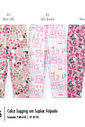 Legging Felpada Bebê Menina Mundo Cinti LILAS NUVEM