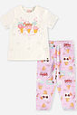 Conjunto Bebê Doces Encantos com Blusa de Strass e Legging