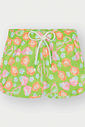 Shorts Menina Óculos de Sol Verde Neon