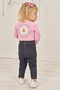 Legging Groovy Margarida Preto Jeans Abrange