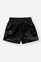 Conjunto Infantil Menina Blusão E Short Brilho Preto Mundo Cinti